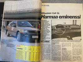 Tuulilasi 1984 nr 5 - Koeajo: Mitsubishi Colt, Toyota Celica Supra 2,8i,  suurvertailu esim. Mukana Citroen BX, Fiat Regata, Ford Orion, Honda Civic, Mazda 626