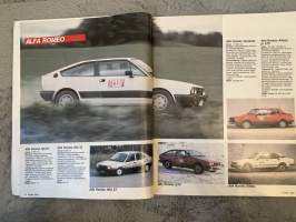 Tuulilasi 1984 nr 4B - Suuri autokuvasto, Kaikki henkilöautot, Tekniset tiedot ja hinnat, Matkailuvaunut, Kaksipyöräiset, ym.