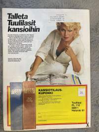 Tuulilasi 1983 nr 8 - Testi: LA-puhelimet, Sporttivertailu, mukana: Audi 80 Quattro, Datsun 280 ZX, Ford Sierra XR4 i &amp; Mazda RX-7, Uusi Ford Orion, ym.