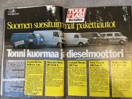 Tuulilasi 1980 nr 1 -Pakettiauto-vertailu, Koeajo: Tuleva uutuus Toyota Corolla, Koeajo: Uusi Renault 5 TL, Suuri kulutusvertailu, ym.