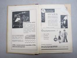 Työväen Kalenteri XXX (30.) 1937, sis. mm. Sylvi-Kyllikki Kilpi - Sosialistisen kasvatuksen periaatteista, Antti Vahteri - Stalinin perustuslaki, J.W. Keto - Sosia..