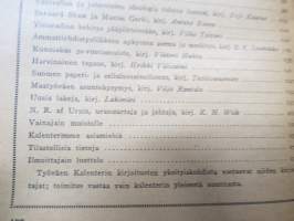 Työväen Kalenteri XXX (30.) 1937, sis. mm. Sylvi-Kyllikki Kilpi - Sosialistisen kasvatuksen periaatteista, Antti Vahteri - Stalinin perustuslaki, J.W. Keto - Sosia..