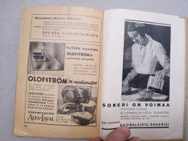 Työväen Kalenteri XXX (30.) 1937, sis. mm. Sylvi-Kyllikki Kilpi - Sosialistisen kasvatuksen periaatteista, Antti Vahteri - Stalinin perustuslaki, J.W. Keto - Sosia..