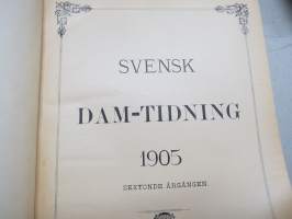 Svensk Dam-Tidning 1905 -vuosikerta / annual volume