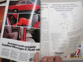 Avotakka 1972 nr 11, Paimentolaismatto - opas ostajalle, Teneriffa, Suomen kalustajia - Tauno Korhonen, Kaakelit, Nykyajan rakennus-kitschiä, ym.