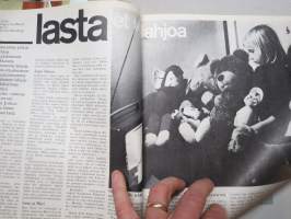 Avotakka 1972 nr 1, Takkatulet, Pirtti oli koti mm. Nivalan Heikkilä, Tulevaisuuden koti, Kerava - uusi maisemakirjasto, Hakkarainen neloset uusi koti, ym.