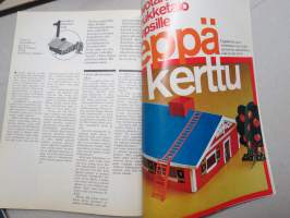 Avotakka 1972 nr 1, Takkatulet, Pirtti oli koti mm. Nivalan Heikkilä, Tulevaisuuden koti, Kerava - uusi maisemakirjasto, Hakkarainen neloset uusi koti, ym.
