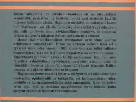 Yleishallinto-oikeus pääpiirteittäin