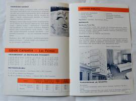 Kanariansaaret 1965-66 Esite