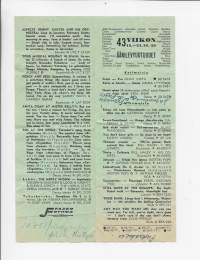 Fazer ryhmä / Viikon 43 Äänilevyuutuudet  1958
