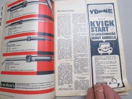 Tekniikan Maailma 1967 nr 20, Koeajot Ford A Coupe - Saab 99 - Lancia Fulvia, Ratakaaharit, Väri-TV viipyy, Pienoisautoradat, Joulukertomuksia, ym.