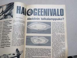 Tekniikan Maailma 1967 nr 20, Koeajot Ford A Coupe - Saab 99 - Lancia Fulvia, Ratakaaharit, Väri-TV viipyy, Pienoisautoradat, Joulukertomuksia, ym.
