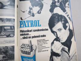 Tekniikan Maailma 1967 nr 20, Koeajot Ford A Coupe - Saab 99 - Lancia Fulvia, Ratakaaharit, Väri-TV viipyy, Pienoisautoradat, Joulukertomuksia, ym.