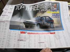 Top Three MIchelin, Sparco, Lancia - Vauhdin Maailma kilpailukalenteri 1989