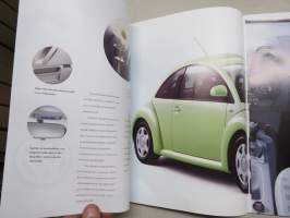Volkswagen New Beetle 1999 -myyntiesite + erillinen tekniset tiedot -esite