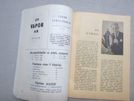 V Åke-pokaali kilpailut Turun Konserttisalissa 14.2.1971 -nyrkkeilykilpailun / tapahtuman esite / käsi-ohjelma