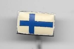 Suomen lippu - neulamerkki  rintamerkki