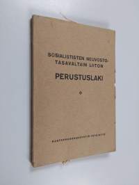 Sosialistisen neuvostotasavaltain liiton perustuslaki