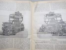Der Tuchfabrikant - Fachschritt für die gesammte Textil-Industrie Und Textil-Maschinenbau 1899 Jahrgang-saksalainen kangas- ja kutomateollisuuden ammattilehti