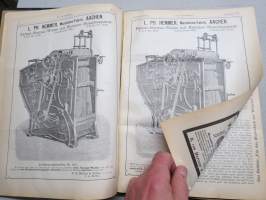 Der Tuchfabrikant - Fachschritt für die gesammte Textil-Industrie Und Textil-Maschinenbau 1899 Jahrgang-saksalainen kangas- ja kutomateollisuuden ammattilehti