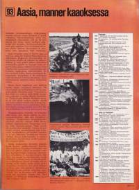 Kuohuva vuosisata 1975 N:o 21 - 1900 luvun historia. Vietnamin pitkä sota 1940-73. Intia ja Pakistan 1947-69. Kiina 1959-69 Kulttuurivallankumous