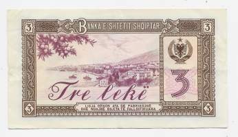 Albania 3 Leke  1964  seteli