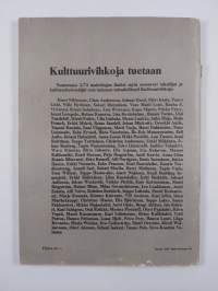 Kulttuurivihkot 5/1974 : Taisteleva kulttuurilehti