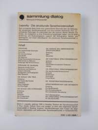 Die strukturale Sprachwissenschaft : eine Einführung