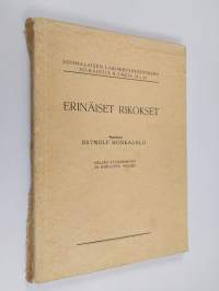 Erinäiset rikokset