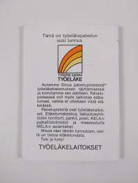 Työeläke ja muu sosiaalivakuutus 1988