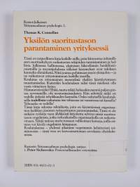 Yksilön suoritustason parantaminen yrityksessä