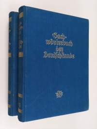 Sachwörterbuch der Deutschkunde 1-2