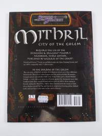 Mithril - City of the Golem (ERINOMAINEN)