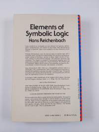 Elements of Symbolic Logic