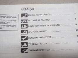 Nissan mallisarja N12 käyttöohjekirja 1985