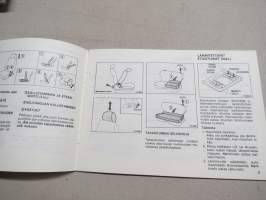 Nissan mallisarja N12 käyttöohjekirja 1985