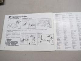 Nissan mallisarja N12 käyttöohjekirja 1985