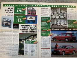 Ford Uutiset 1993 nr 1 B -asiakaslehti / customer magazine