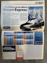 Ford Uutiset 1995 nr 1 -asiakaslehti / customer magazine