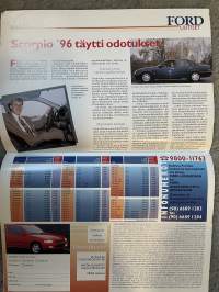 Ford Uutiset 1995 nr 4 -asiakaslehti / customer magazine