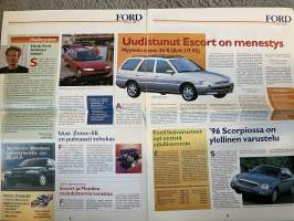 Ford Uutiset 1995 nr 3 -asiakaslehti / customer magazine