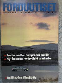 Ford Uutiset 1987 nr 4 -asiakaslehti / customer magazine