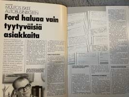 Ford Uutiset 1987 nr 4 -asiakaslehti / customer magazine