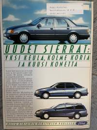 Ford Uutiset 1987 nr 3 -asiakaslehti / customer magazine