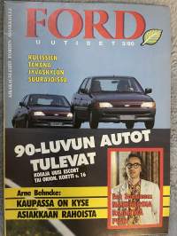 Ford Uutiset 1990 nr 3 -asiakaslehti / customer magazine