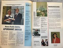 Ford Uutiset 1991 nr 1 -asiakaslehti / customer magazine