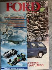 Ford Uutiset 1992 nr 4 -asiakaslehti / customer magazine