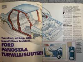 Ford Uutiset 1992 nr 4 -asiakaslehti / customer magazine