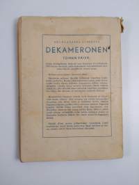 Dekamerone : ensimmäinen päivä ja siihen kuuluvat 10 kertomusta