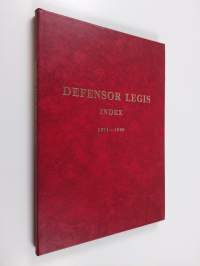 Defensor legis index 1971-1980